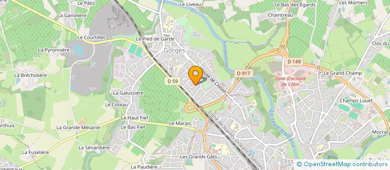 localisation de l'entreprise 800 496 333   LA REGRIPPIERE