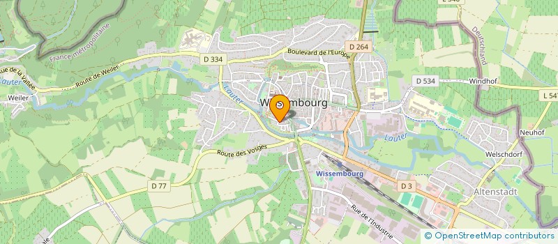 localisation de l'entreprise 800 503 203   BRUMATH