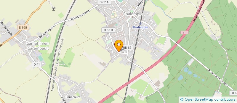 localisation de l'entreprise 800 503 476   CAMPHIN-EN-CAREMBAULT