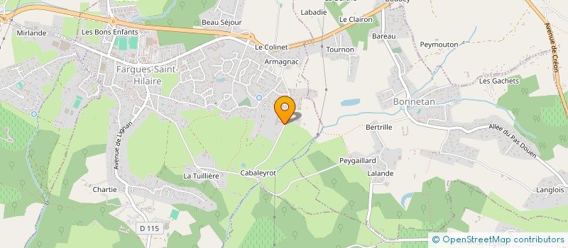 localisation de l'entreprise 800 514 168   FARGUES-SAINT-HILAIRE