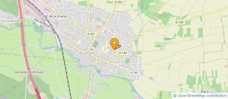 localisation de l'entreprise 800 524 878   BRUMATH