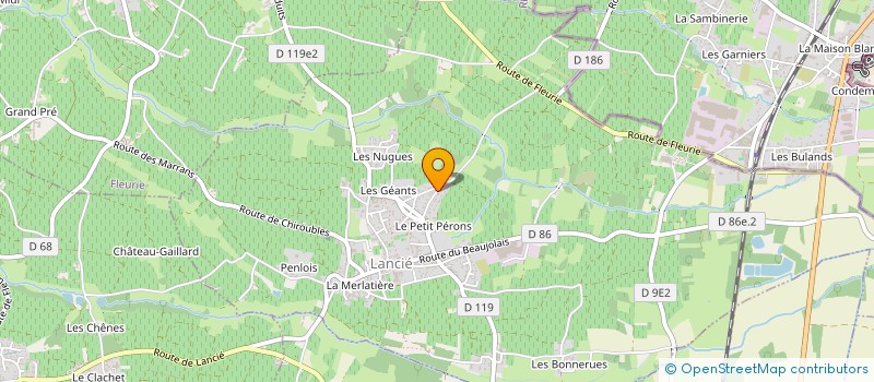 localisation de l'entreprise 800 527 681   LANCIE