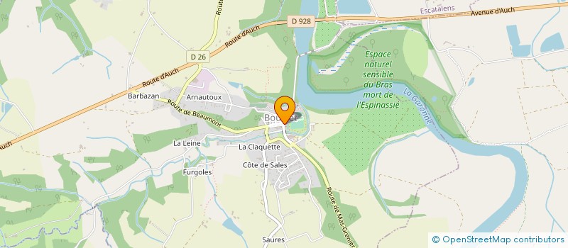 localisation de l'entreprise 800 557 506   NANT