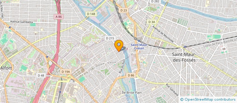 localisation de l'entreprise 800 571 663   CRETEIL