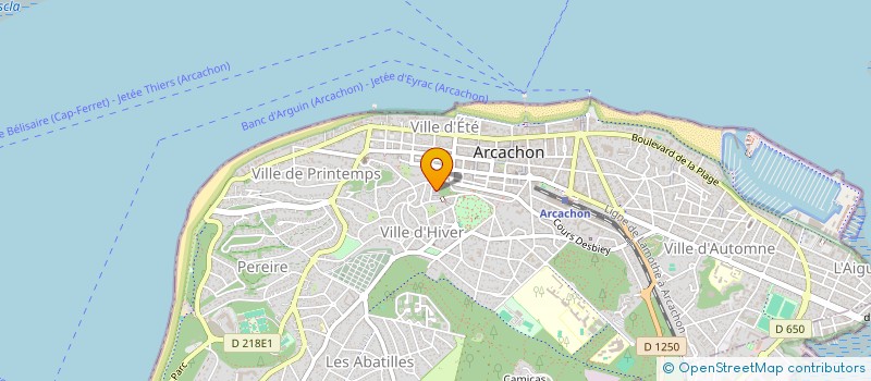 localisation de l'entreprise 800 629 420 à LA TESTE-DE-BUCH