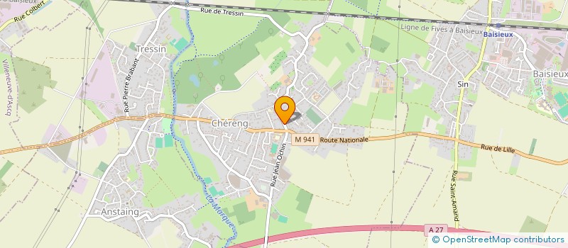 localisation de l'entreprise 800 632 879   VENDEVILLE