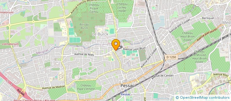 localisation de l'entreprise 800 638 454   PESSAC