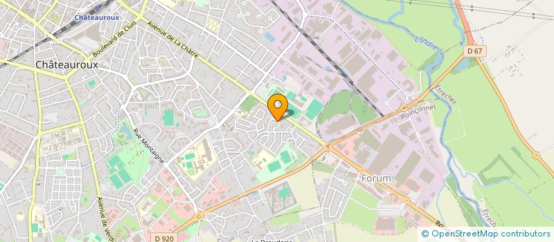 localisation de l'entreprise 800 671 711 à CHATEAUROUX