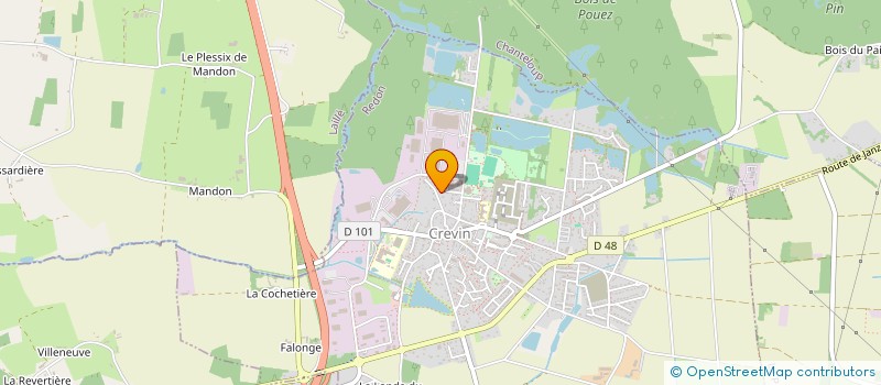 localisation de l'entreprise 800 688 970   CREVIN