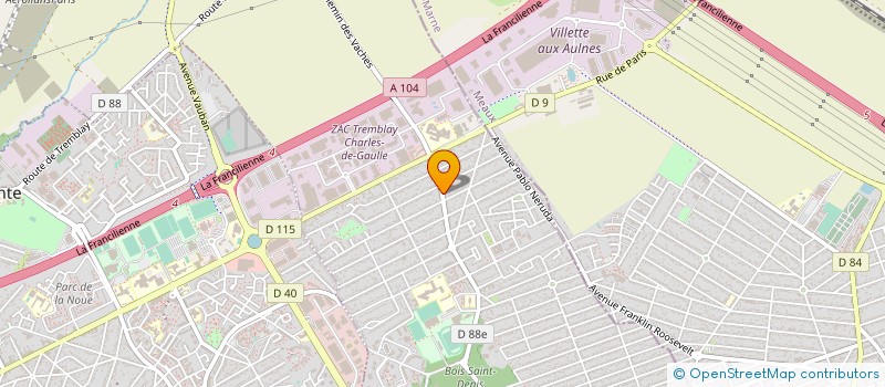 localisation de l'entreprise 800 722 480   TREMBLAY-EN-FRANCE