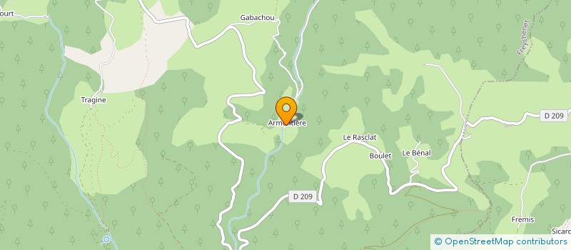 localisation de l'entreprise 800 727 836 à MIREPOIX