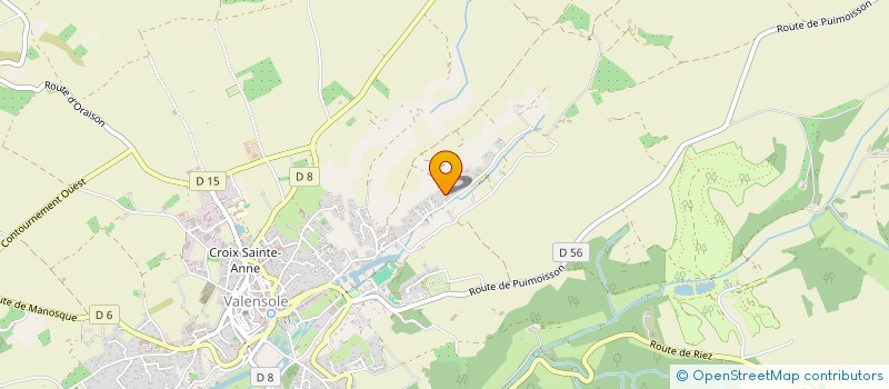 localisation de l'entreprise 800 734 865   VALENSOLE