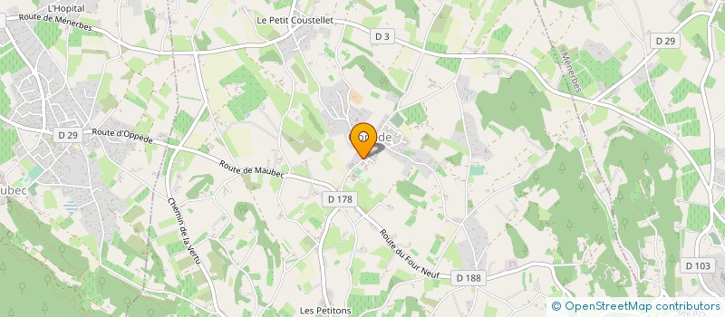 localisation de l'entreprise 800 739 294   OPPEDE