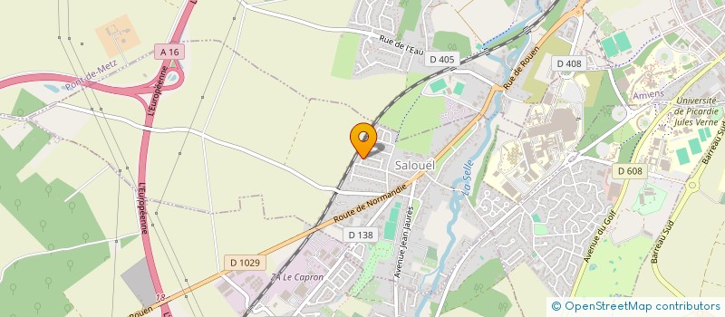 localisation de l'entreprise 800 764 938   SALOUEL