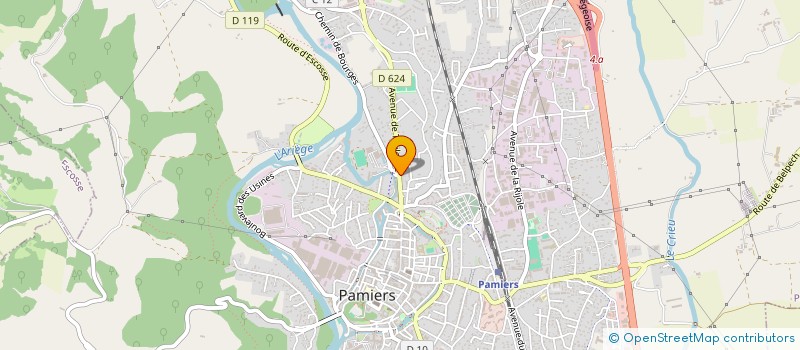 localisation de l'entreprise 800 784 126 à SAINT-LIZIER