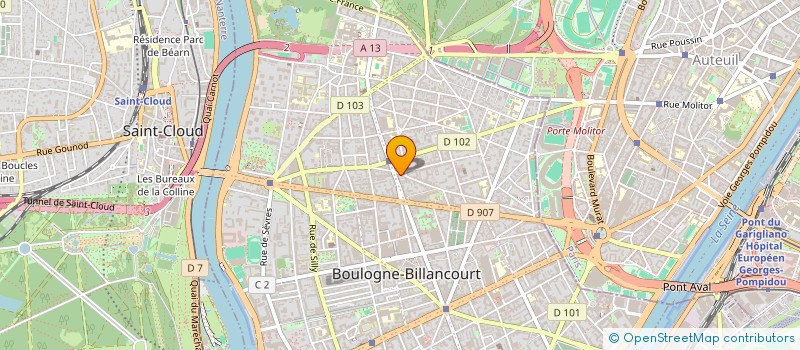 localisation de l'entreprise 800 798 837 à BOULOGNE-BILLANCOURT