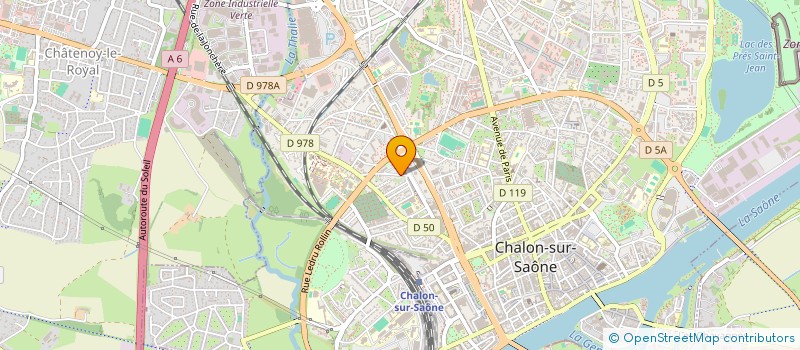 localisation de l'entreprise 800 829 616   CHALON-SUR-SAONE