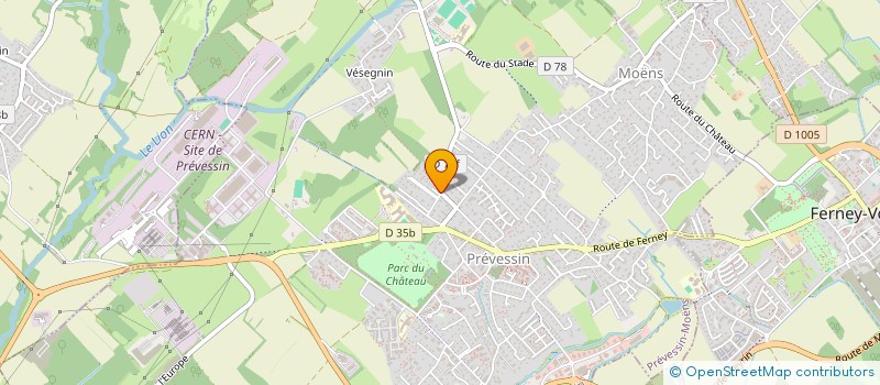 localisation de l'entreprise 800 834 574   PREVESSIN-MOENS