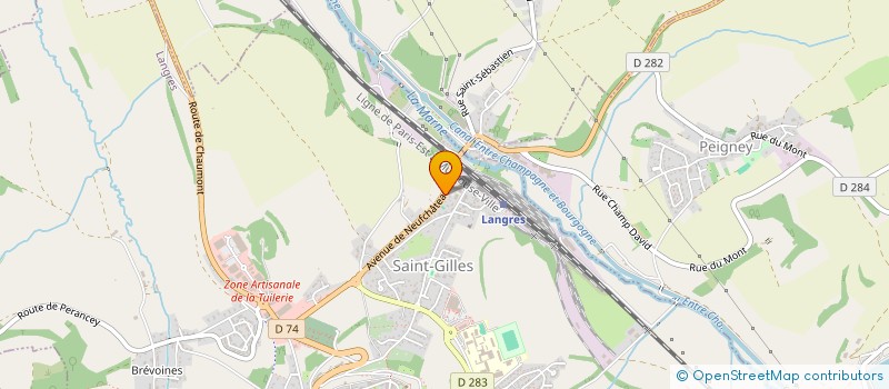 localisation de l'entreprise 800 864 324 à LANGRES