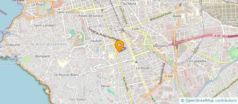 localisation de l'entreprise 800 921 777   MARSEILLE