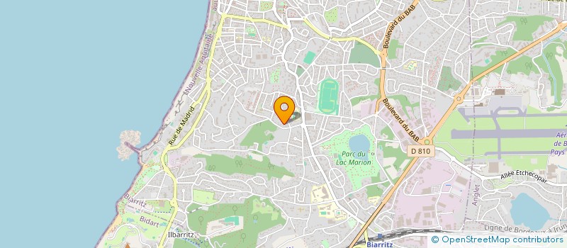 localisation de l'entreprise 800 929 887   ANGLET