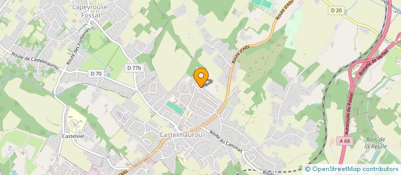 localisation de l'entreprise 800 940 538   CASTELMAUROU