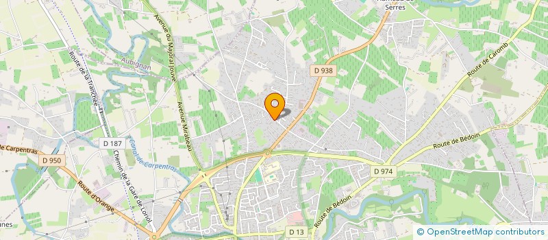 localisation de l'entreprise 800 951 824  à CARPENTRAS