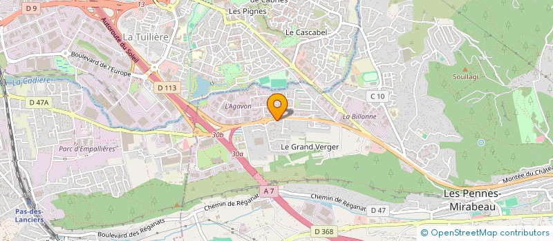 localisation de l'entreprise 800 983 561 à LES PENNES-MIRABEAU
