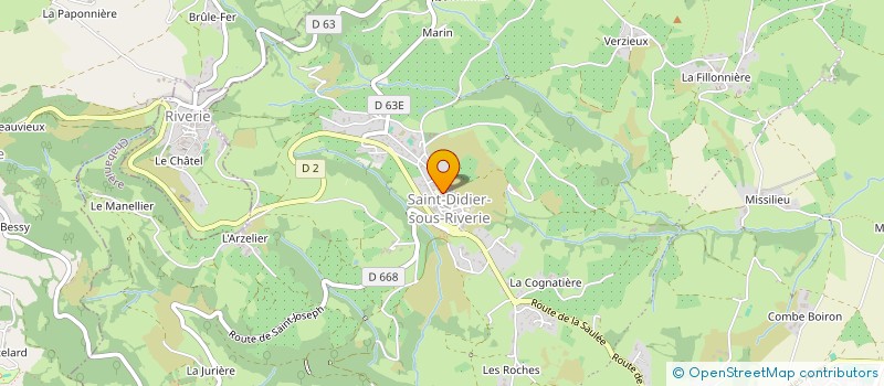 localisation de l'entreprise 800 986 705 à SORBIERS