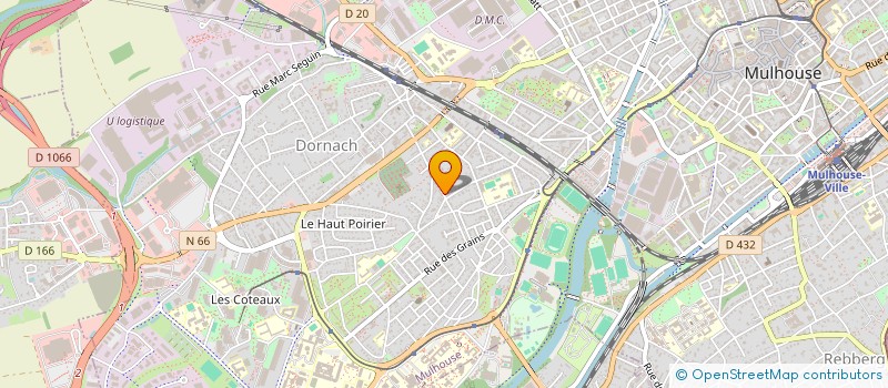 localisation de l'entreprise 801 013 244   MULHOUSE