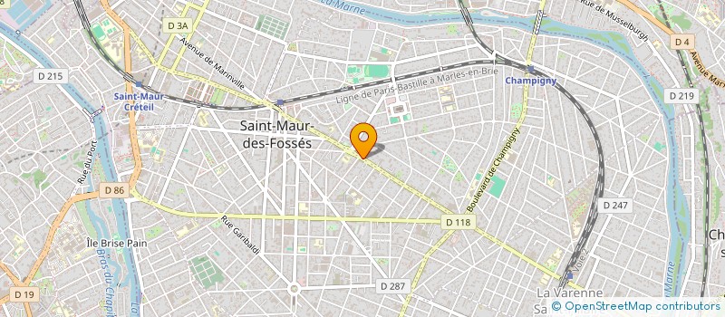 localisation de l'entreprise 801 031 915  à SAINT-MAUR-DES-FOSSES
