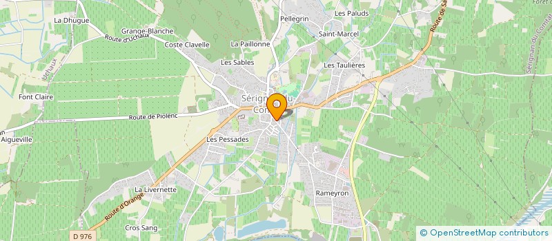 localisation de l'entreprise 801 036 658 à SERIGNAN-DU-COMTAT
