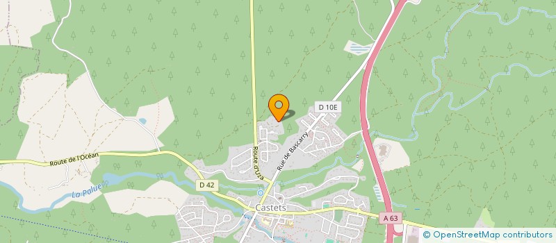 localisation de l'entreprise 801 037 557   CASTETS