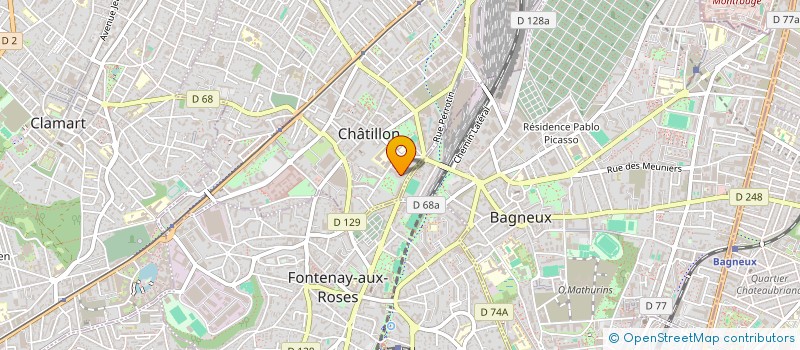 localisation de l'entreprise 801 041 658   CHATILLON