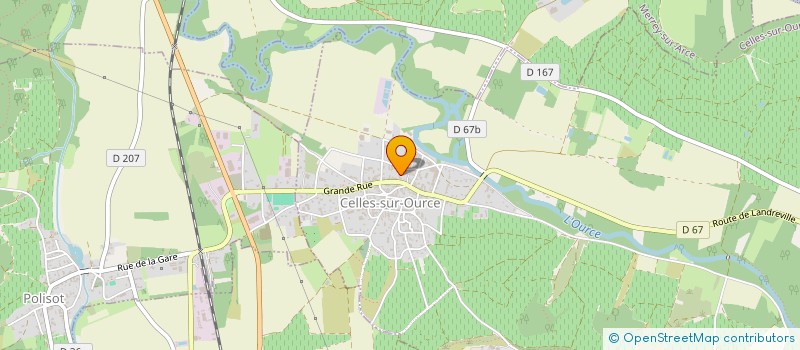 localisation de l'entreprise 801 065 186 à CELLES-SUR-OURCE