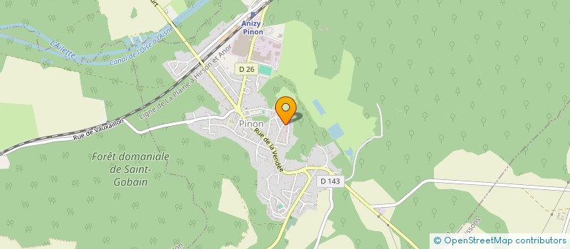 localisation de l'entreprise 801 066 184 à ANIZY-LE-GRAND