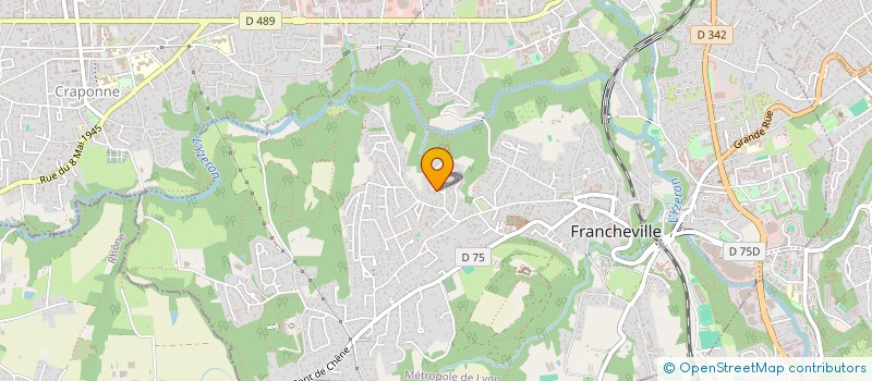 localisation de l'entreprise 801 081 993   CRAPONNE