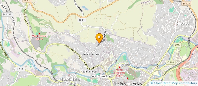 localisation de l'entreprise 801 086 794   LE PUY-EN-VELAY