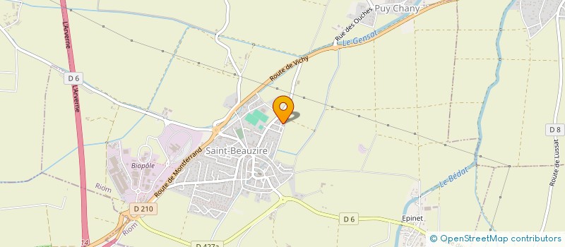 localisation de l'entreprise 801 103 953  à SAINT-BEAUZIRE