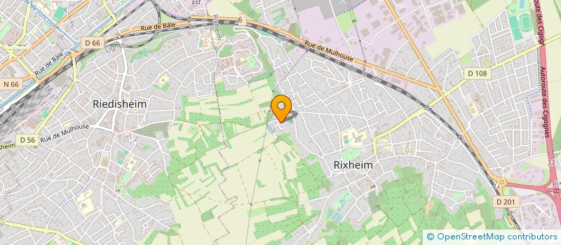 localisation de l'entreprise 801 109 489   RIXHEIM