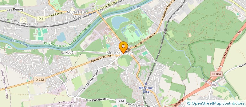 localisation de l'entreprise 801 122 987   MERY-SUR-OISE