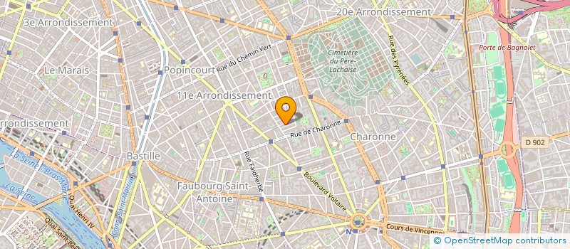 localisation de l'entreprise 801 141 714   PARIS