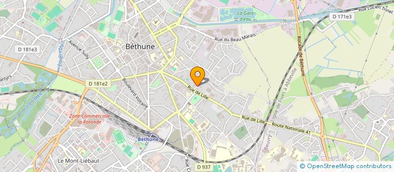 localisation de l'entreprise 801 158 031   BETHUNE