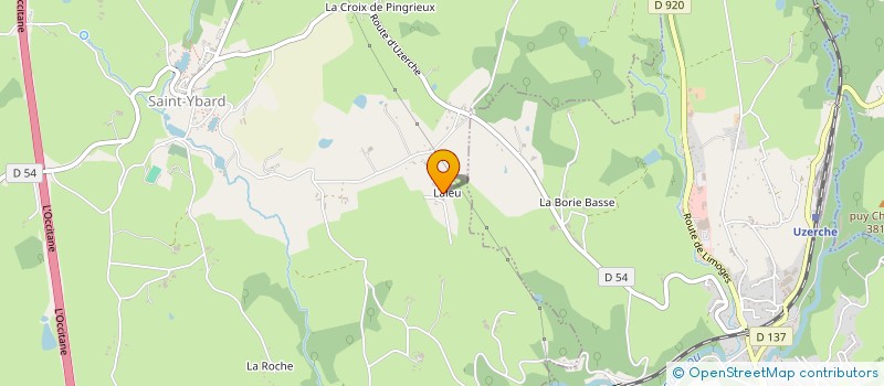 localisation de l'entreprise 801 180 944   SAINT-YBARD