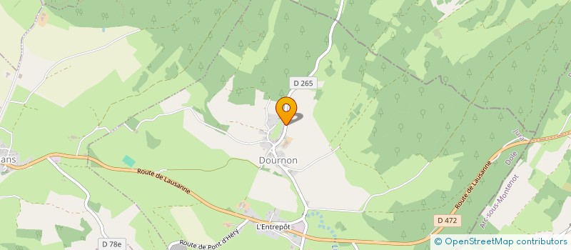 localisation de l'entreprise 801 230 202   DOURNON