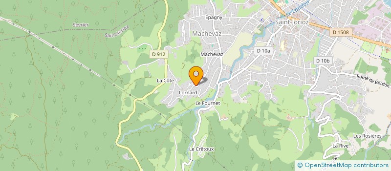 localisation de l'entreprise 801 245 168   SAINT-JORIOZ