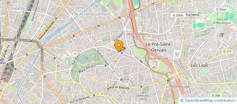 localisation de l'entreprise 801 258 484 à LES LILAS