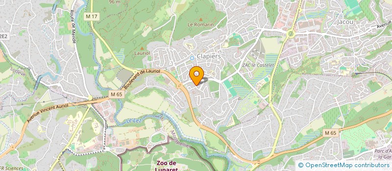 localisation de l'entreprise 801 271 917   CLAPIERS