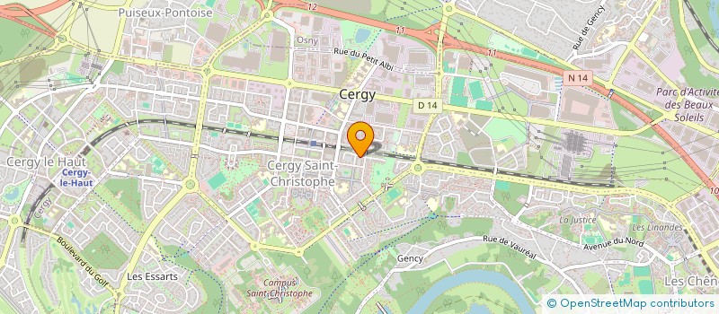 localisation de l'entreprise 801 294 398   CERGY