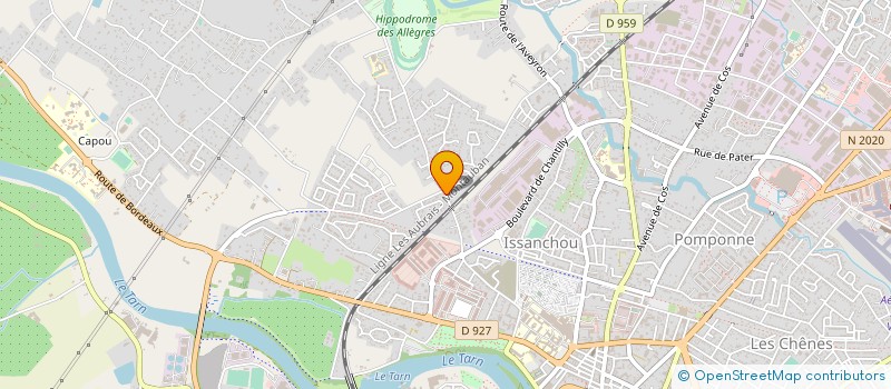 localisation de l'entreprise 801 300 393   MONTAUBAN